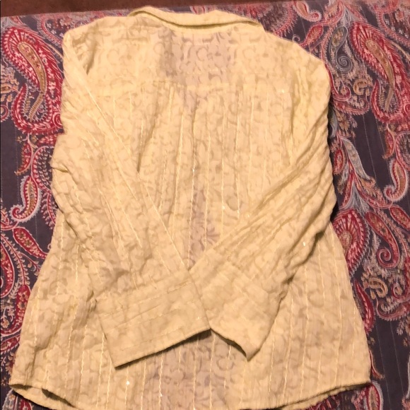 JM Collection Button Blouse - Picture 3 of 5